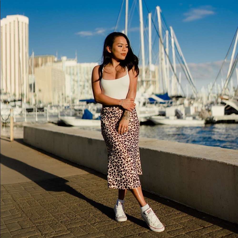 Leopard skirt
